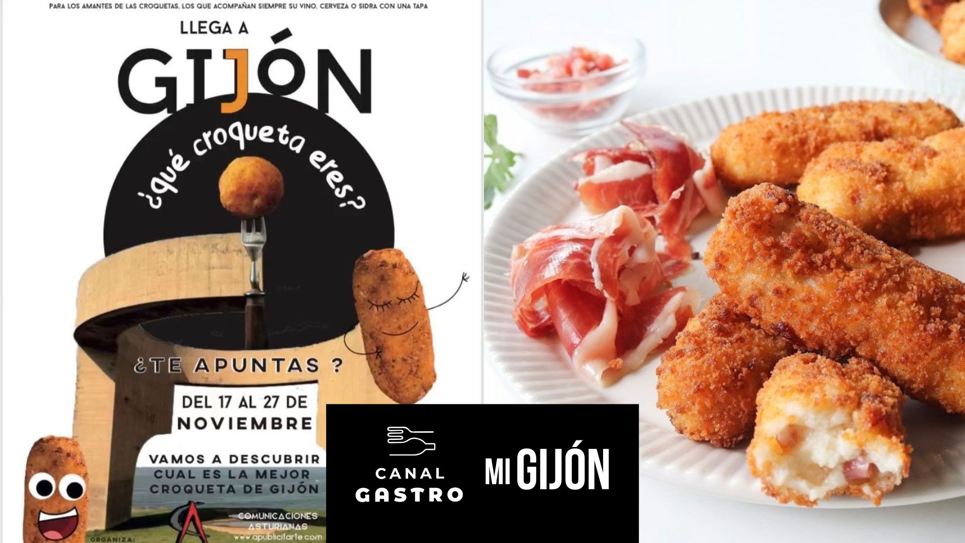 Llega a Gijón el primer certamen de croquetas miGijón