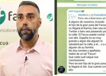 Rubén Sánchez (FACUA) denuncia amenazas por parte de un ex guardia civil retirado de Gijón