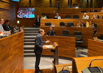 Adrián Pumares, candidato de Foro Asturias a la Presidencia del Principado