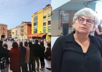 Ana González, tras el minuto de silencio por la niña asesinada en Gijón: «Esto no es violencia vicaria»