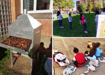 Así celebra el C.P. Lloréu el Amagüestu