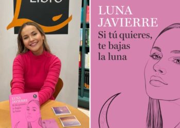 Luna Javierre abarrota la plaza de Italia con su firma de libros en Gijón