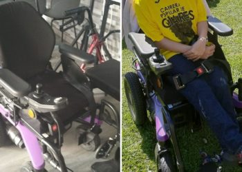 Yaiza ya tiene su silla de ruedas adaptada de vuelta