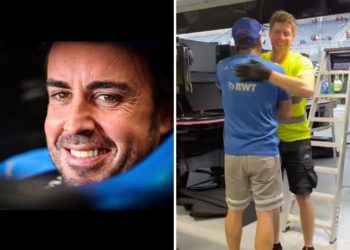 Fernando Alonso y Alpine hacen gala de su trabajo en equipo en Brasil