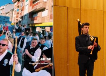 La versión gaitera del ‘Quéeedate’ llega hasta la Fiesta de los Humanitarios en Moreda de Aller