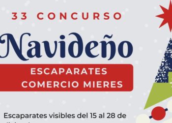 Llega el 33.º Concurso Navideño de Escaparates de los comercios de Mieres