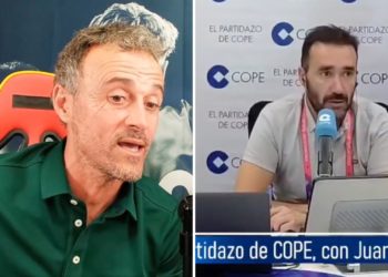 Juanma Castaño pide disculpas por la «manipulación» de un directo de Luis Enrique en su programa