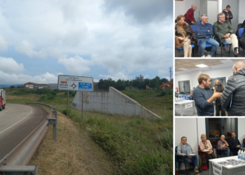 La mesa “Unidad de Acción Vial de Jove” acuerda impulsar medidas para protestar contra la falta de presupuesto para el vial de Jove