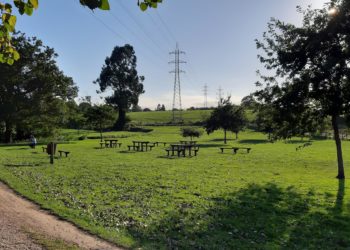 El estanque del parque fluvial de Viesques completa su transformación