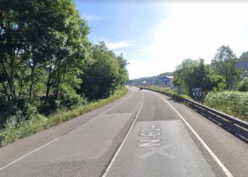 Tres heridos en una colisión en la Nacional 634, en Lieres, Siero