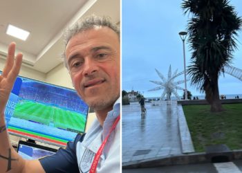 Luis Enrique presume de «la estrellona»