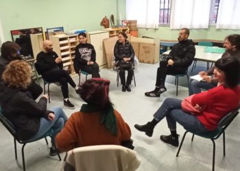 Artistas, alumnado y familias se dan cita en el colegio Pumarín