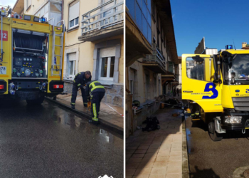 Un incendio provoca dos heridos en una vivienda de Avilés