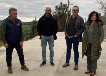 El camín de les Corves de Porceyo inaugura nuevo pavimento