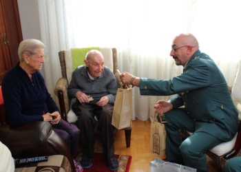 La Guardia Civil celebra los 101 años de José