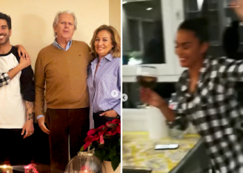 Navidad con marcha en casa de Lara Álvarez