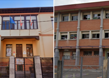 Vuelta a clase con «nervios e ilusión» para los niños reubicados del Colegio Rey Pelayo