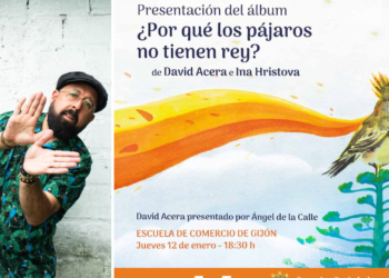 David Acera presenta este jueves en Gijón su último libro: ¿Por qué los pájaros no tienen rey?