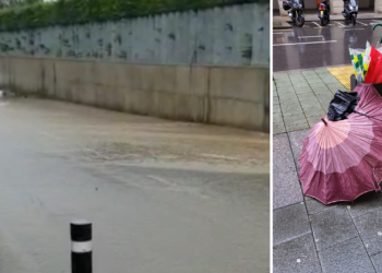 VÍDEO | El temporal inunda la Carretera de Santurio