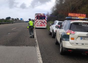 La Guardia Civil salva la vida de una mujer tras practicarle la maniobra RCP en plena A-8