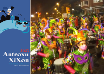 Cortes de tráfico esta semana en Gijón con motivo del Antroxu