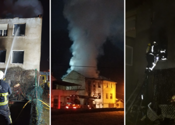 Fallece una mujer en el incendio de una vivienda en Limés, Cangas del Narcea