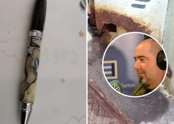 Un bolígrafo nacarado