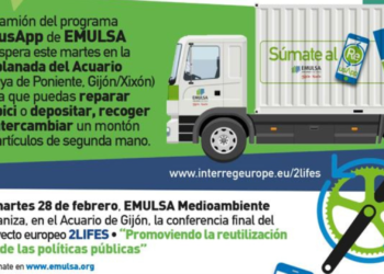 Emulsa instalará en Gijón este martes el camión ‘ReusApp’ para reducir la generación de residuos