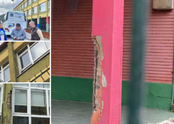 López (Vox) exige medidas ante el estado «lamentable» del Colegio Ventura de la Paz Suárez en San Juan de La Arena
