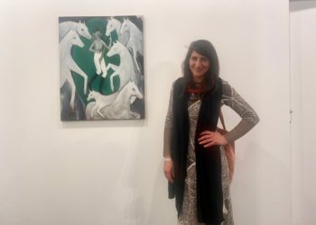 Breza Cecchini debuta en ARCO: «Pinto animales salvajes porque la libertad es algo natural»