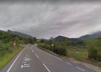 Herido un hombre de 52 años al salirse con la moto de la vía en Peñamellera Baja