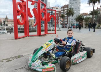 Nicolás Cué «nueva promesa» del automovilismo asturiano con solo 9 años
