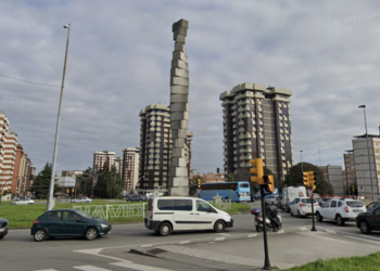 Cortes de tráfico en Gijón durante la pavimentación de la avenida de Oviedo, Constitución y rotonda de Foro