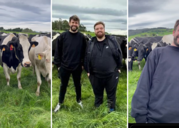 Ibai Llanos y Gerard Piqué, visita exprés a Asturias