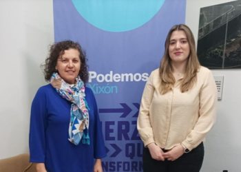 Olaya Suárez (Podemos Xixón) apoya a ‘las seis de La Suiza’