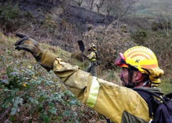 Hasta 44 incendios en 23 concejos