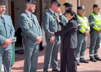 El agente fallecido en Grado, medalla de la Orden de Mérito de la Guardia Civil con distintivo rojo