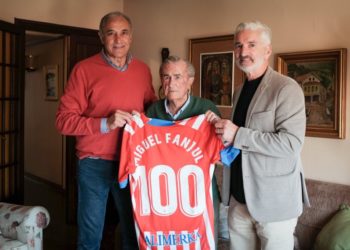 Cumple 100 años Miguel Fanjul, el socio número 1 del Sporting
