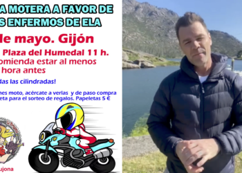 Fonsi Nieto anima a participar en la I Ruta Motera a favor de los enfermos de ELA que sale de Gijón