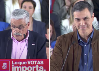 Pedro Sánchez pide en Gijón el voto para un Floro que destaca a todos los alcaldes anteriores menos a González