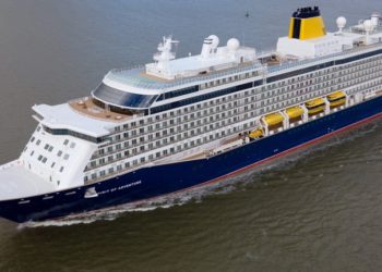 El crucero Spirit of Adventure atraca este lunes en El Musel