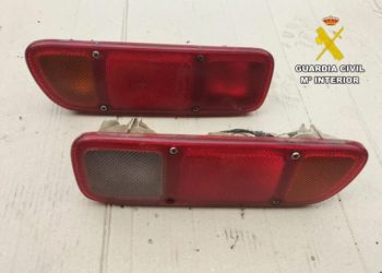 Desmantelado un grupo dedicado al robo de focos de vehículos y maquinaria agrícola