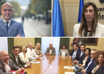 Pumariega (PP) y Martínez Salvador (Foro), primer y segundo teniente de alcalde de Gijón