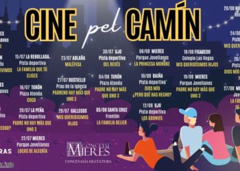 ‘Cine pel Camín’ arranca este sábado en Mieres