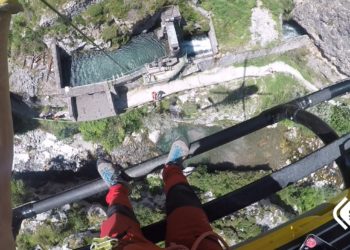 Espectacular rescate de una mujer en la Ruta del Cares