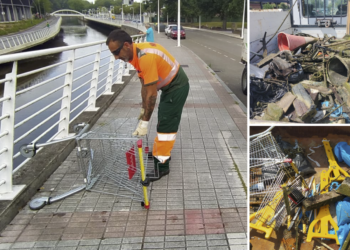 Emulsa inicia la limpieza especial del cauce del río Piles