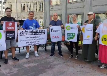 Los partidos minoritarios se coaligan en ‘El derecho a conocer de la ciudadanía’