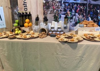 La gastronomía del concejo, protagonista en el stand de Mieres en FIDMA