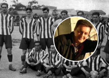 Pepito Riera, futbolista del Sporting y Maestro Masón