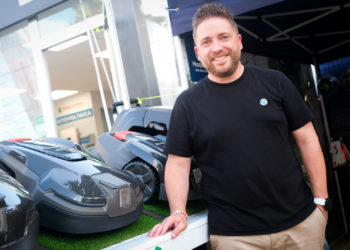 La maquinaria de jardinería en FIDMA de la mano de  René Gutiérrez y su empresa Reipa-Husqvarna